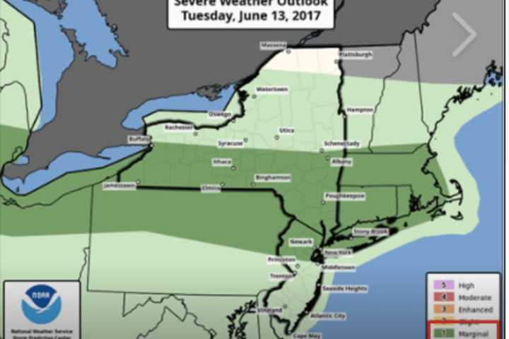 Strong Storms With Damaging Winds Headed To Hudson Valley