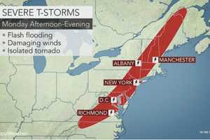 Flash Flood Watch For Hudson Valley: Strong Winds, Heavy Rains Expected