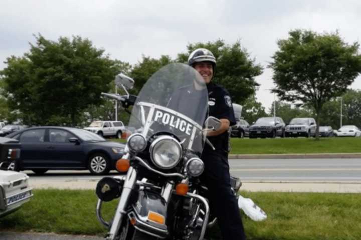 Clarkstown Officer Rides Through Motorcycle School