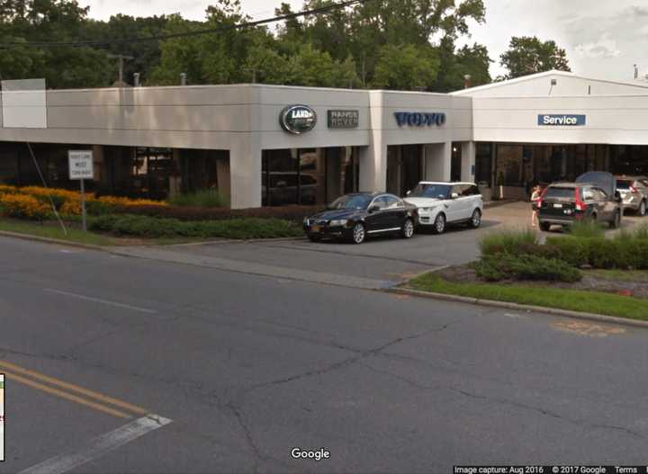 Vandals slashed some 36 tires at the Volvo/Land Rover dealership in Mount Kisco.