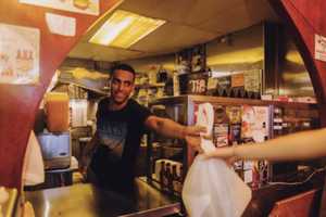 Falafel In Fort Lee: Mamoun's Signs On Hudson Lights