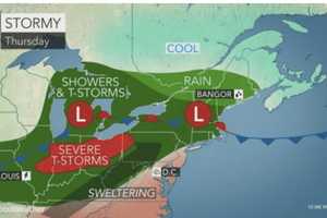 Heavy, Gusty Storms Will Sweep Through Hudson Valley