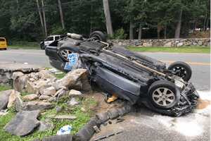 Fillow Street In Norwalk Reopens After Rollover Car Crash