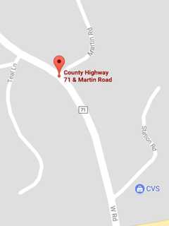 Car Crashes Into Pole In Pleasant Valley