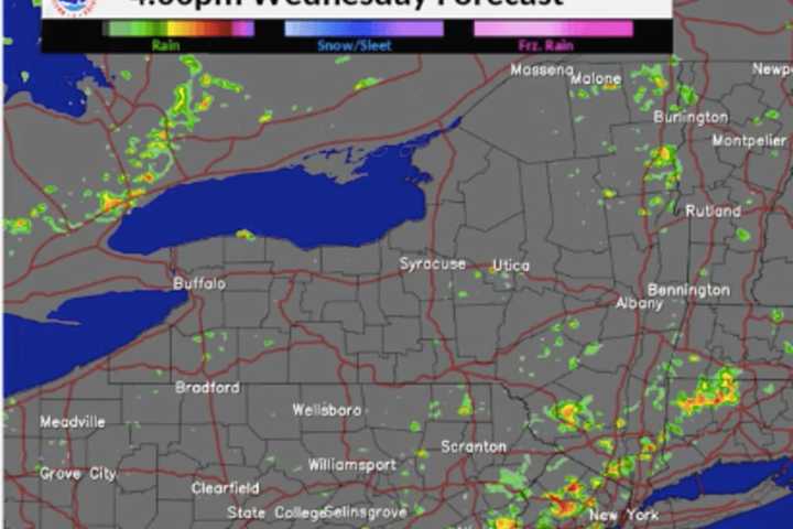 Heavy Rain, Storms Headed To Hudson Valley