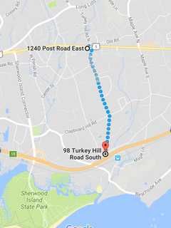 Detour: Turkey Hill Road South In Westport Blocked By Large Fallen Tree