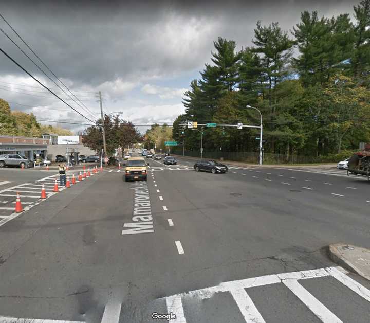 Mamaroneck Avenue near Bloomberg Road in White Plains.