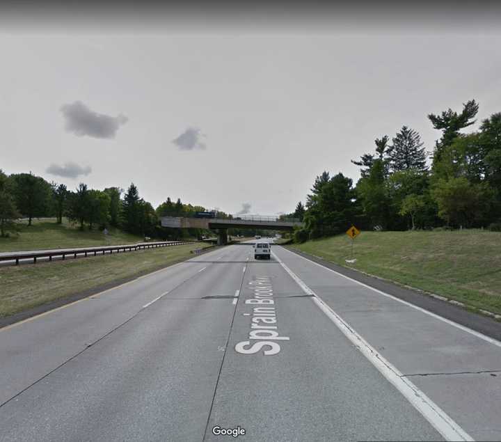 The Sprain Brook Parkway in Greenburgh, near I-287.