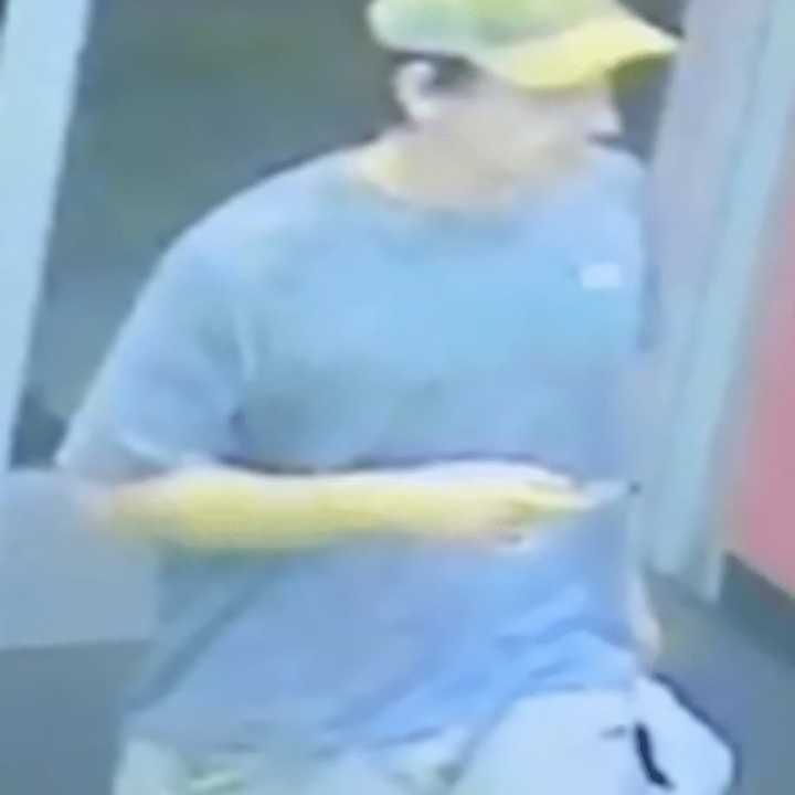 Police are looking for this man in connection with thefts from lockers at The Edge Fitness Center.