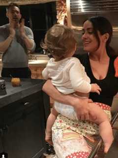 Salma Hayek Tweets From Blake Lively's Kitchen In Bedford
