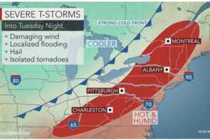 Strong Storms Will Move Through Westchester, Tornadoes Possible Upstate