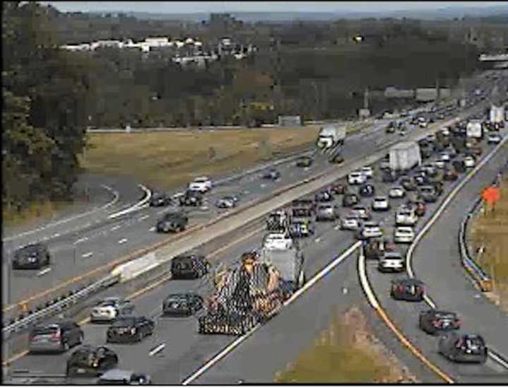 A look at I-87 near the Garden State Parkway around 2 p.m. Sunday.