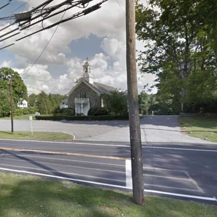 St. Patrick&#x27;s Church on Pound Ridge Road in Bedford Village.