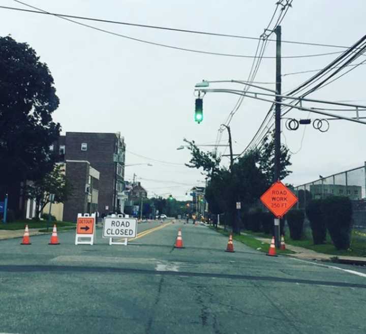 Passaic Street is closed until Main Street in Hackenasck through Friday.