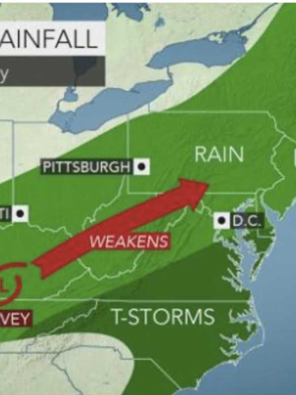 Remains Of Harvey Could Bring Rain To Shelton Over Labor Day Weekend