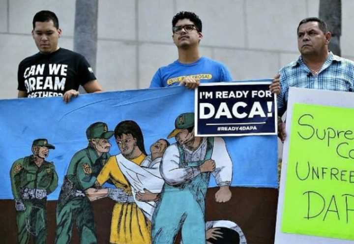 Protestors fight for DACA.