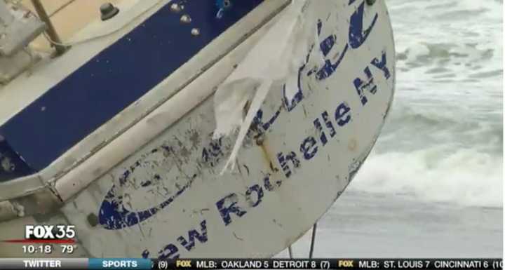 The &quot;ghost boat&quot; that washed ashore in Florida with, &quot;New Rochelle NY&quot; written under the boat&#x27;s name, Cuki.