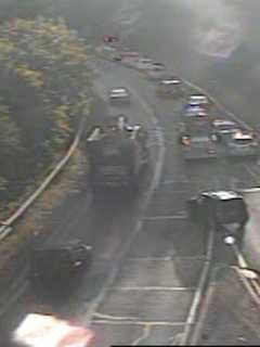 Tractor-Trailer Crashes Down Embankment Of I-287 Ramp Near I-95