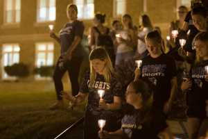 Hundreds 'Take Back The Night' At Mount Saint Mary College