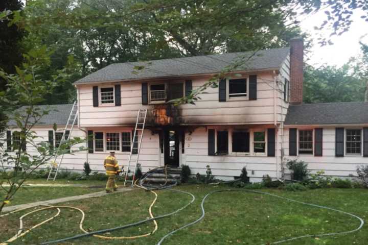 Firefighter Suffers Minor Injuries As Blaze Damages Home In New Canaan