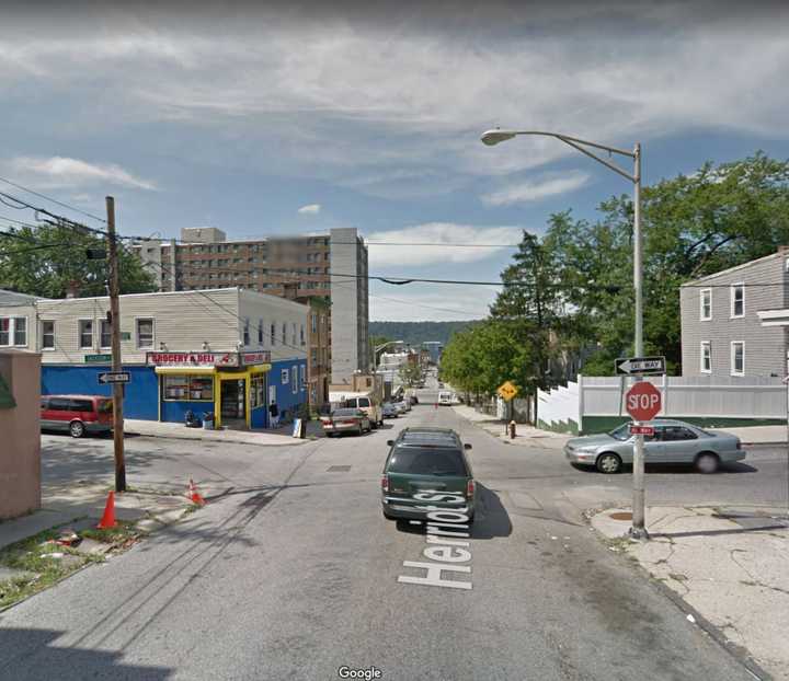 A group of people was shot at near the intersection of Herriot Street and Jackson Avenue in Yonkers.