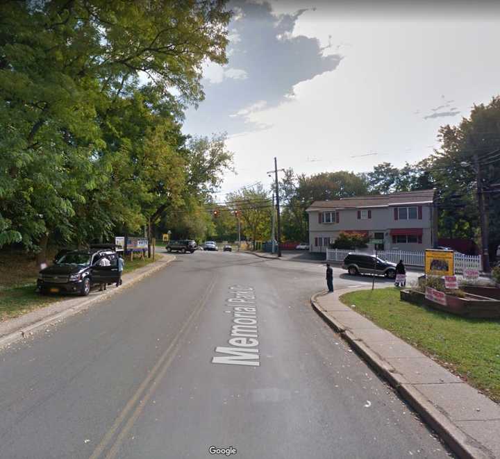 Memorial Park Drive, near the intersection of Lawrence Street in Spring Valley.