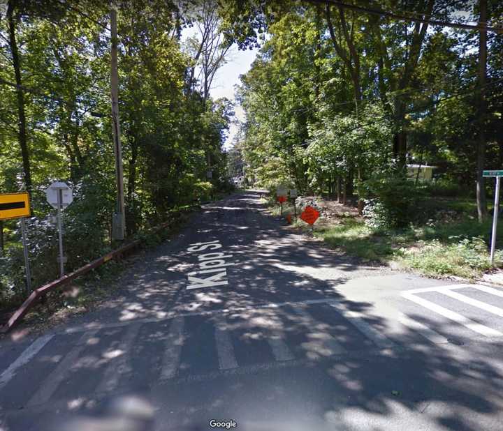 Quaker Road at Kipp Street in Chappaqua.