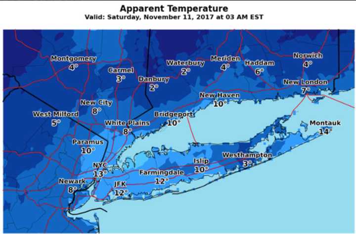 A freeze warning has been issued by the National Weather Service.