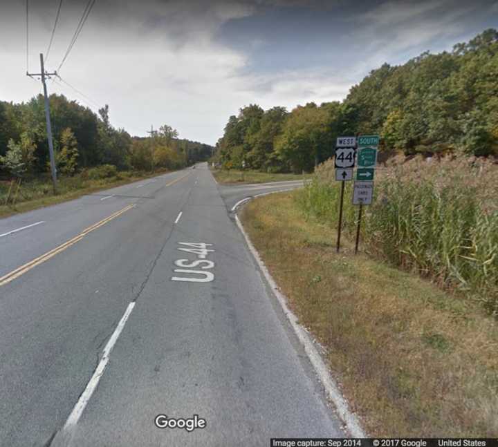 The on-ramp to the Taconic State Parkway off Route 44 in Pleasant Valley.