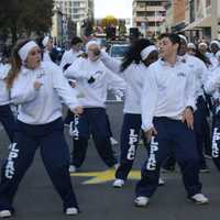 <p>Dancers from the Locust Performing Arts Center bust a move at the Stamford Downtown Parade Spectacular.</p>