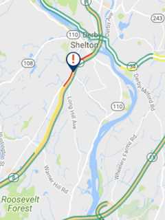 Rollover Crash Causes Delays On Route 8 In Shelton