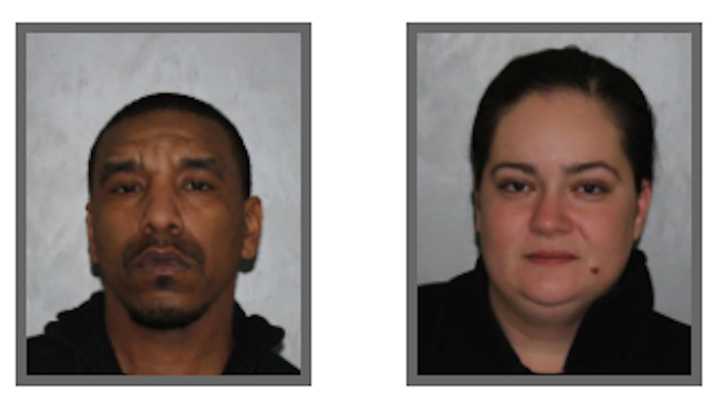 Mykell Gray, left, and Sarah Jimenez