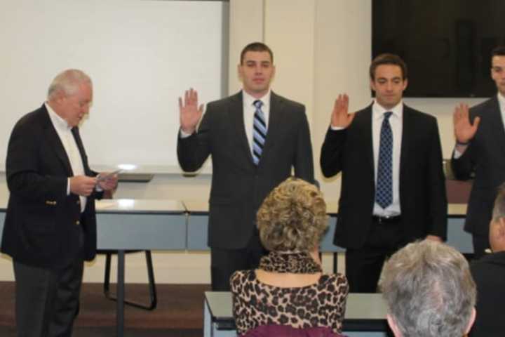 Fairfield Police Chief Swears In Own Son, Two Other New Officers