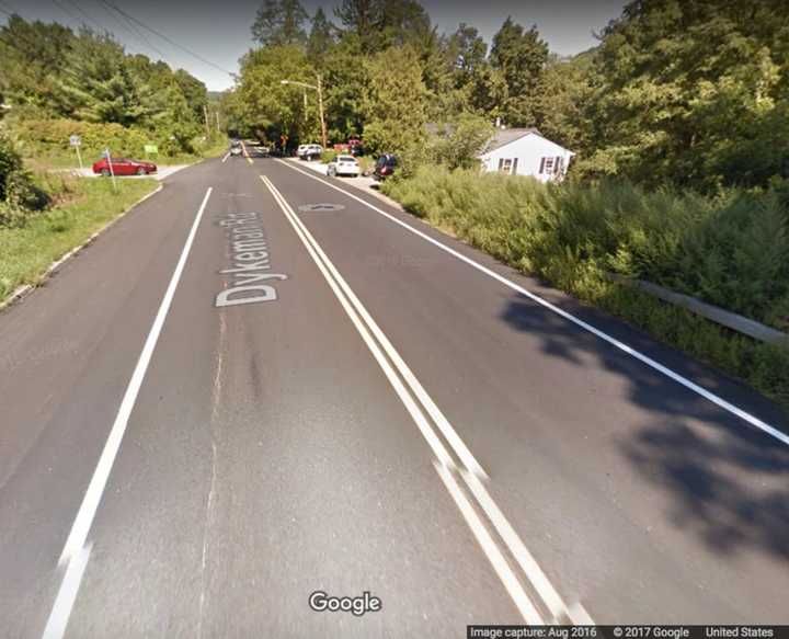 Route 312 near the intersection of Zimmer Road in Southeast.