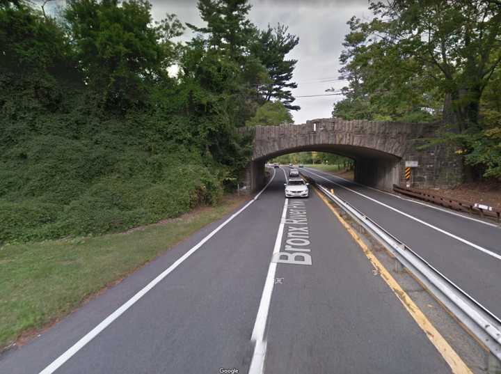 Bronx River Parkway near Vermont Terrace in Yonkers.