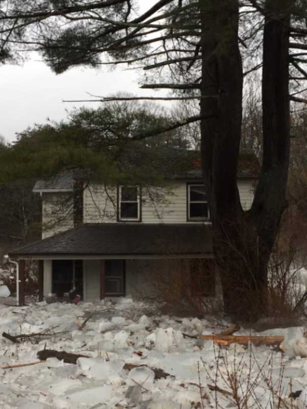 Six Saved After Orange County House Is Caught In Ice Jam