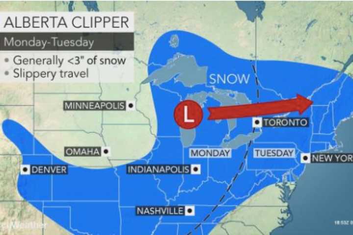 New Storm System Could Bring Up To 3 Inches Of Snow To Area