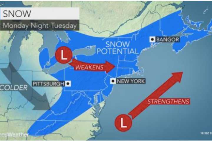 Rounds Of Snow Possible After Warmer Weekend Temperatures