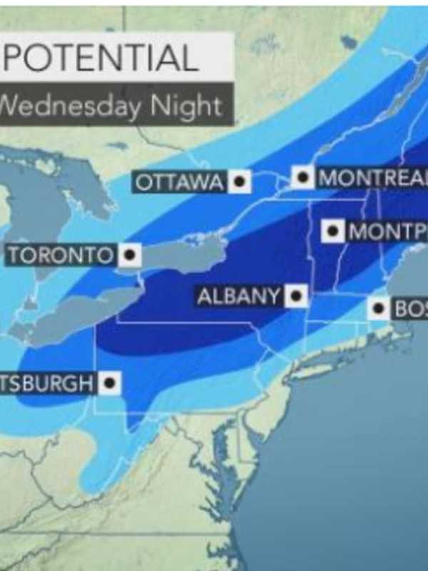 Snowfall Projections Increase As Storms Nears Area