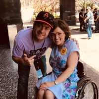 <p>Ali Stroker of Ridgewood and Derek Waters.</p>