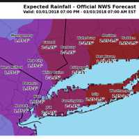 <p>Projected rainfall amounts.</p>