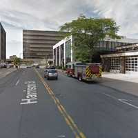 <p>Harrison Street, the future home of City Hall in New Rochelle.</p>