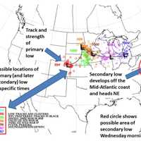 <p>The National Weather Service is calling for 3 to 6 inches of snow for the entire tri-state by 7 p.m. Wednesday.</p>