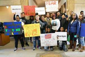 Westchester Mayor 'Rallies For Reform' With Students To End Gun Violence