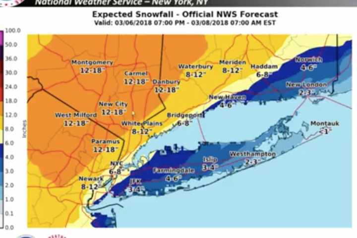 Latest Storm Update: Timing Of Snowfall, New Accumulation Projections