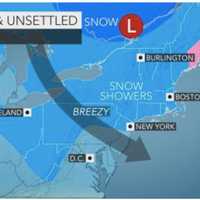 <p>Friday will be continued cold, with a wind-chill factor between 20 and 30 degrees and scattered snow showers likely at times.</p>