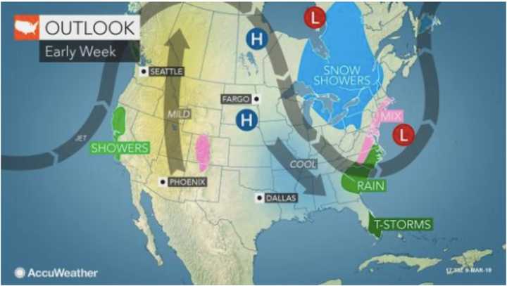 There is still much uncertainty surrounding the path of a possible Nor&#x27;easter that could affect the area early in the workweek.