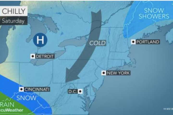 Scattered Snow Showers, Strong Winds Will Usher In First Weekend Of Spring