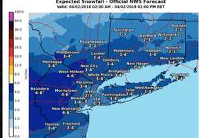 Projected Snowfall Totals Increase For Storm That Will Sweep Through Area