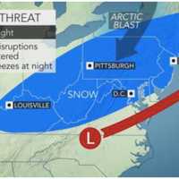 <p>A look at the snow threat for Saturday.</p>